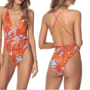 Maaji Explore and Learn Safari reversible onepiece swimsuit, Small